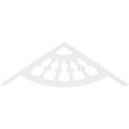 thumbnail image 2 of Ekena Millwork 72"W x 12"H x 1"P (4/12) Pitch Classic Wagon Wheel Architectural Grade PVC Gable Pediment, 2 of 5