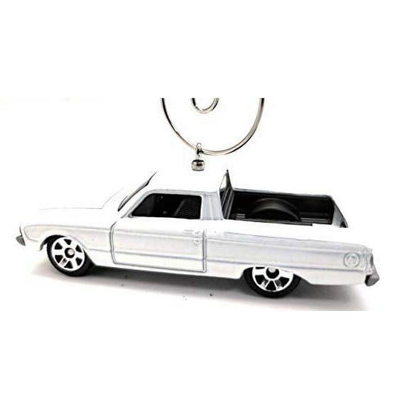 1951 Ford Falcon Ranchero Car Custom Christmas Ornament 1:64 Diecast White