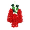 thumbnail image 4 of Flores artificiales de glicina, guirnalda colgante de glicina falsa, cadena de flores de seda sintética para arco de boda, ceremonia, fiesta, jardín, hogar, decoración de fondo., 4 of 8