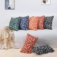 thumbnail image 3 of Vintage Flower Pillow Covers 18x18 Set of 2 Rustic Cute Small Floral Orange Cream Decorative Throw Pillows Outdoor Pillowcase Farmhouse Velvet Cushion Case Decor for Home Sofa Couch Bed, 3 of 6