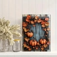 thumbnail image 2 of Qisvanset Framed Canvas Wall Art 12x16 Inch Autumn Pumpkin Harvest Warm Seasonal Home Decor, 2 of 5