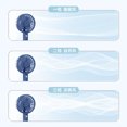 thumbnail image 3 of Ventilador personal de mano Ventilador eléctrico USB de escritorio de enfriamiento alimentado por batería recargable con soporte de ventilador MFZFUKR BST3008443-5, 3 of 7