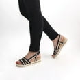 thumbnail image 2 of Easy Street Mel Slingback Women's Wedge Sandals Color: Light Brown Size: 8.5, 2 of 4