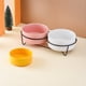 thumbnail image 5 of Comederos de Cerámica para Perros con Soporte, Comederos y Bebederos para Gatos, de Gran Capacidad y con Ajustable, B, 5 of 6