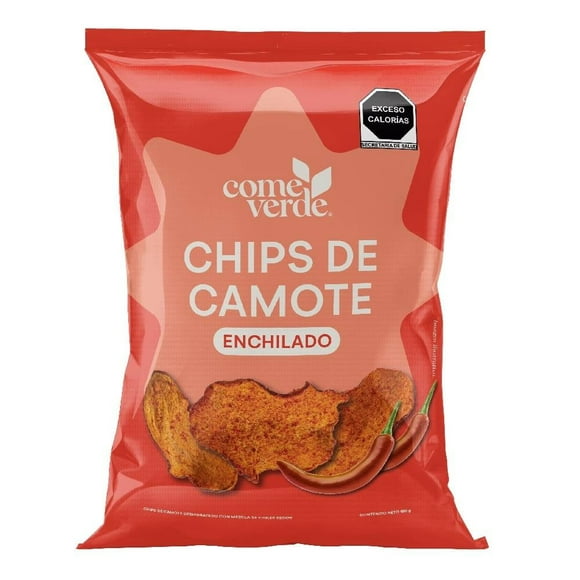 Papas de camote Come Verde enchilado 180 g