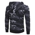 thumbnail image 5 of Camo Hoodie Men Pullover Camouflage Hooded Long Sleeve Ribbed Tether Sweatshirt Fall Winter Warm Combat Military Sweatshirts for Men, 5 of 5