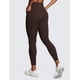 thumbnail image 2 of Pantalones CRZ YOGA Butterluxe tiro alto 25" con bolsillos marrón XXS, 2 of 4