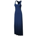 thumbnail image 2 of Doublju Women's Scoop Neck Racerback Tank Maxi Dress with Plus Size, 2 of 4