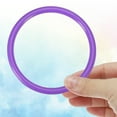 thumbnail image 3 of Uxcell Plastic Ring-Toss Rings for Bottles Carnival Rings Plastic Hoops for Speed and Agility Practice Outdoor Party Favor 3.5 Inch Purple, 3 of 6