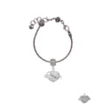 thumbnail image 2 of Delight Jewelry Silvertone Mom Banner on Clear Crystal Heart Lord Guide Me Charm Bead, 2 of 4