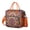 Orange-1, variant on Exotic Paisley Artwork Cooler Bag - Large Waterproof Thermal Tote with Multi-Pocket Organization, Stylish for Business & Casual Use