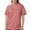 Crimson Red, variant on - Phi Sigma Pi Shield Color Wordmark T Shirt - Womens Comfort Colors® Shirt