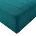 thumbnail image 6 of Modway Bartlett Upholstered Fabric Armless Chair in Teal, 6 of 8