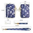 thumbnail image 4 of Lanyard with Wallet,Zip ID Case with Lanyard,Lanyard Badge Holder,Lanyard Wallet for Women,Fashion Lanyard Wallet, ID Case Wallet with Lanyard Cruise Ship, 4 of 4