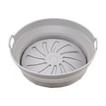thumbnail image 1 of EGNMCR Tapis de Cuisson Casserole de Friteuse Doublures Rondes Réutilisables Doublures de Panier de Friteuse Accessoires - Remplacement des Doublures en Papier Parchemin -[8.2 Pouces] Bol en silicone, 1 of 2