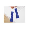 thumbnail image 4 of INSPIRE CHIC Women's Long Elastic Mesh Gloves Rhinestone 80s Cosplay Net Half Finger Sleeves for Female Halloween Party Dance Costume Blue, 4 of 6