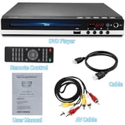 1080P DVD Player for TV, Digital A/V Wired Output, USB Input, Home Disc Player with Remote