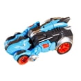 thumbnail image 4 of Coche de dinosaurio , vehículo de juguete para niños, divertido y lindo juguete de camión de dinosaurio, transformación automática para 2 tiranosaurio azul, 4 of 8