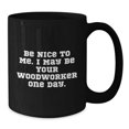 thumbnail image 2 of Funny Woodworker Black Coffee Mugs Gifts from Men to Woodworker Friends on Christmas Unique, 2 of 4