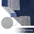 thumbnail image 4 of Litake Large Modern Machine Washable Area Rug Abstract Plaid Area Rug Low-Pile Non-Slip Stain Resistant Area Rug Contemporary Rug for Living Room, 8' x 10' Blue, 4 of 9
