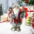 thumbnail image 3 of Christmas Santa Claus Doll, Christmas Decoration Figurine, 12 Inch Standing Santa Claus Window Decoration for Holiday Home, Polyester Material, Ideal Gift and Festive Shelf Display, 3 of 7