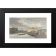 thumbnail image 2 of Reinier Craeyvanger 18x11 Black Modern Framed Museum Art Print Titled - View of the Halvemans Bridge at the Amstel in Amsterdam (1878), 2 of 5