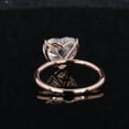 thumbnail image 2 of Forever Jewels 3Ct Heart Cut Moissanite Women Solitaire Engagement Ring 14K Rose Gold Plated, 2 of 5