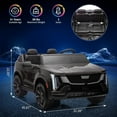 thumbnail image 4 of 2 Seater Ride on Car for Kids 24V Electric Car Toy Toddlers Battery Powered Ride on Truck with 2.4G Remote Control, Full-Wheel Suspension, Music, LED Lights, 4 of 6