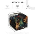 thumbnail image 3 of Kdxio Fantasy Wizard Dog Art Print Tissue Box Cover,Square Decorative PU Leather Facial Paper Case Organizer Holder Dispenser for Bathroom,Night Stands,Desk,Car 5.2''X5.2''X5.2'', 3 of 6