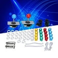 thumbnail image 4 of 2-Player LED Arcade DIY Kit, Arcade Game Kit Arcade Game DIY Parts Kit, Two Player Version Arcade Game DIY Kit, LED Button 8 Way Joystick  For  XP/7/ 8 Arcade Games, 4 of 8