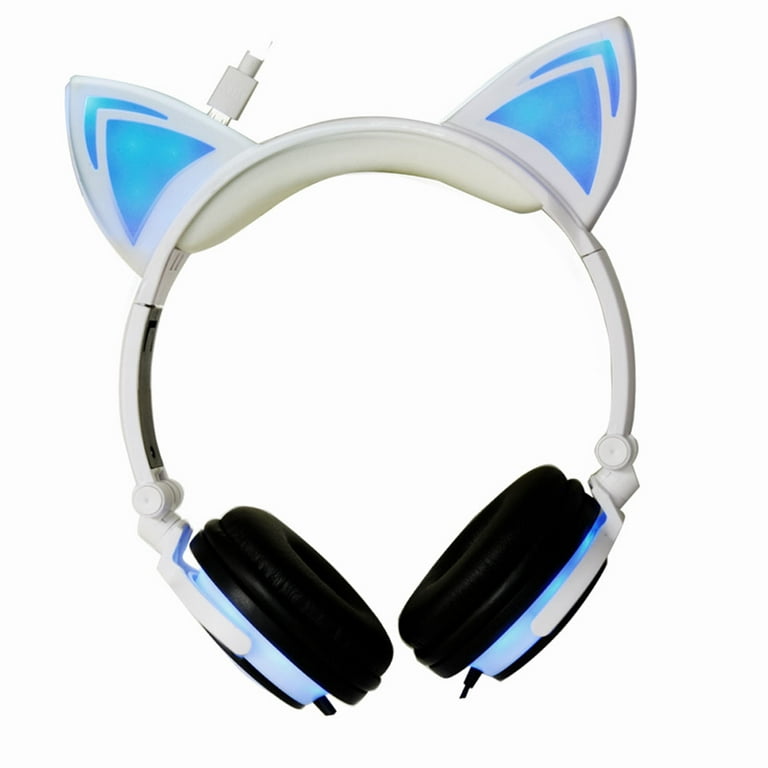 Cat Ear Headphones K8 Blue Headset ONIKUMA K9 RGB Stereo Gaming