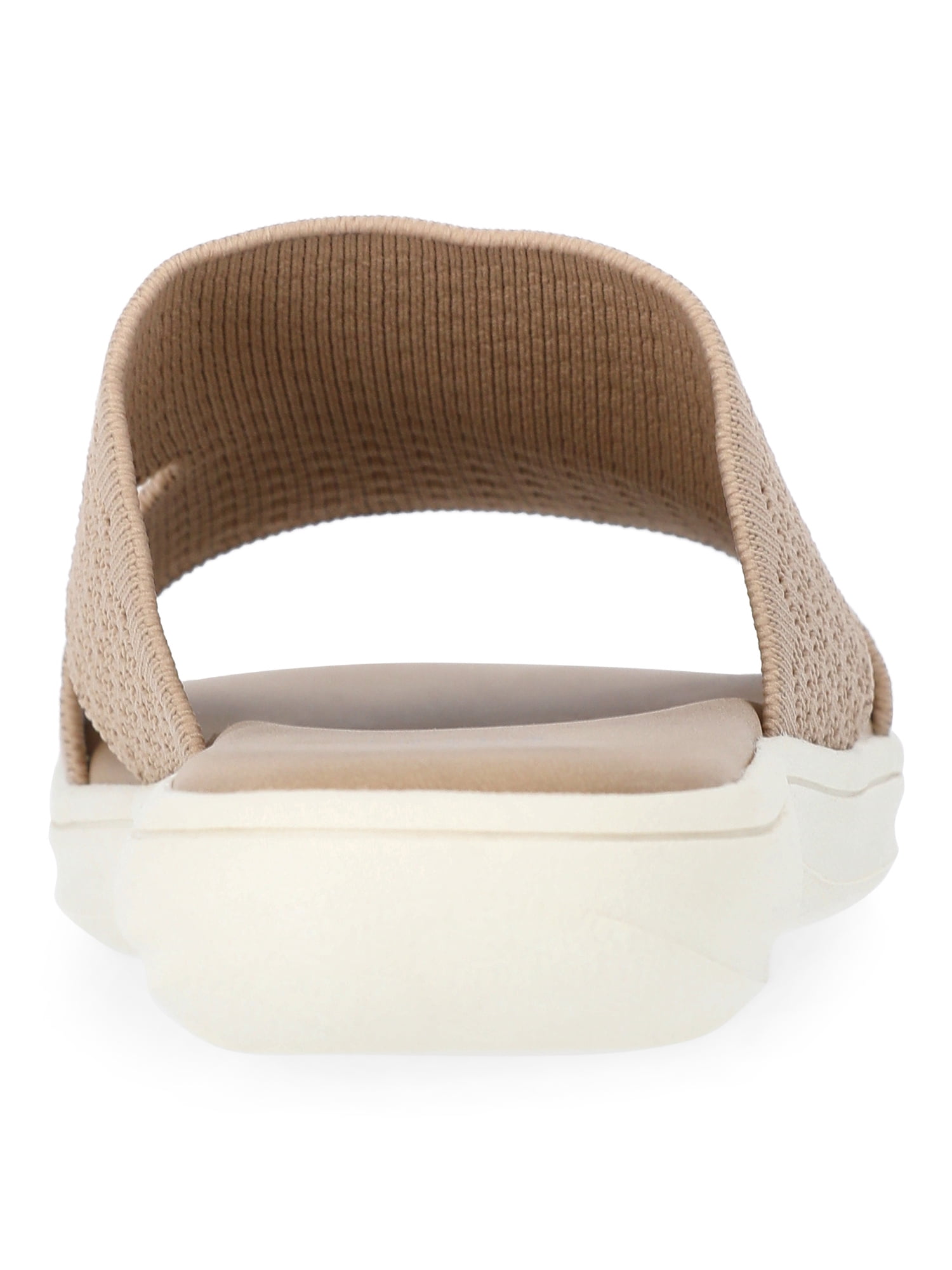 Time and Tru Women's Comfort Knit Slide Sandals