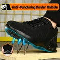 thumbnail image 3 of LAoutun Steel Toe Shoes for Men Indestructible Work Shoes Cushioned Safety Shoes Industrial Shoes, 3 of 6