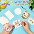 thumbnail image 2 of 20 Sheets Magic Foam Texture Paper 4 Shapes Foam Texture Drawing Paper for Acrylic Painting DIY Art, 2 of 5