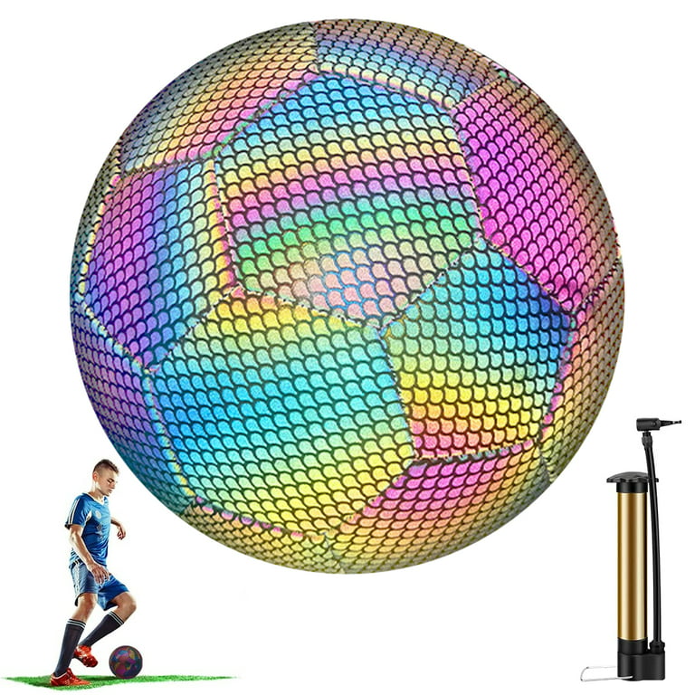 Holographic Rainbow Luminous Soccer Ball