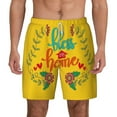 thumbnail image 2 of Goofa Bless This Home Printed Men's Swim Trunks Board Shorts Quick Dry Mens Swimming Trunks with Compression Liner,Breathable Fit Hawaii Beach Shorts-Medium, 2 of 9