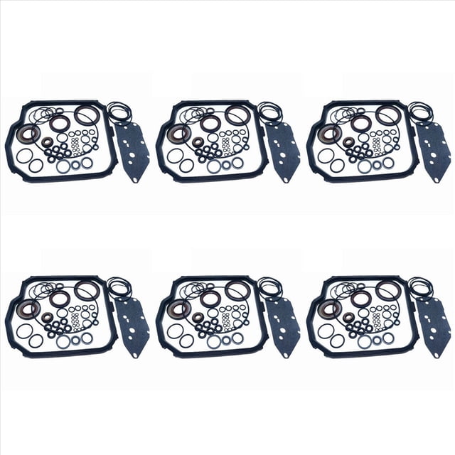 6X K155900A 155400 DPO AL4 Maître de Révision de Transmission Auto Kits de Réparation Demi-Arbre Joint d'Huile Pour,6 Ensemble x Kits de Réparation de Transmission Auto,Noir