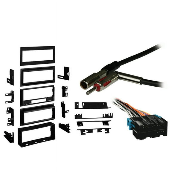 Fits Cadillac Seville 88-91 Single DIN Stereo Harness Radio Install Dash Kit
