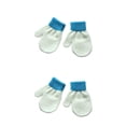 thumbnail image 2 of Sonducket 1 par de manoplas para niños, estilo sencillo, tejidas, térmicas, para niños y niñas, flexibles, cómodas, para exteriores, color Rojo brillante 2Conjunto, 2 of 6