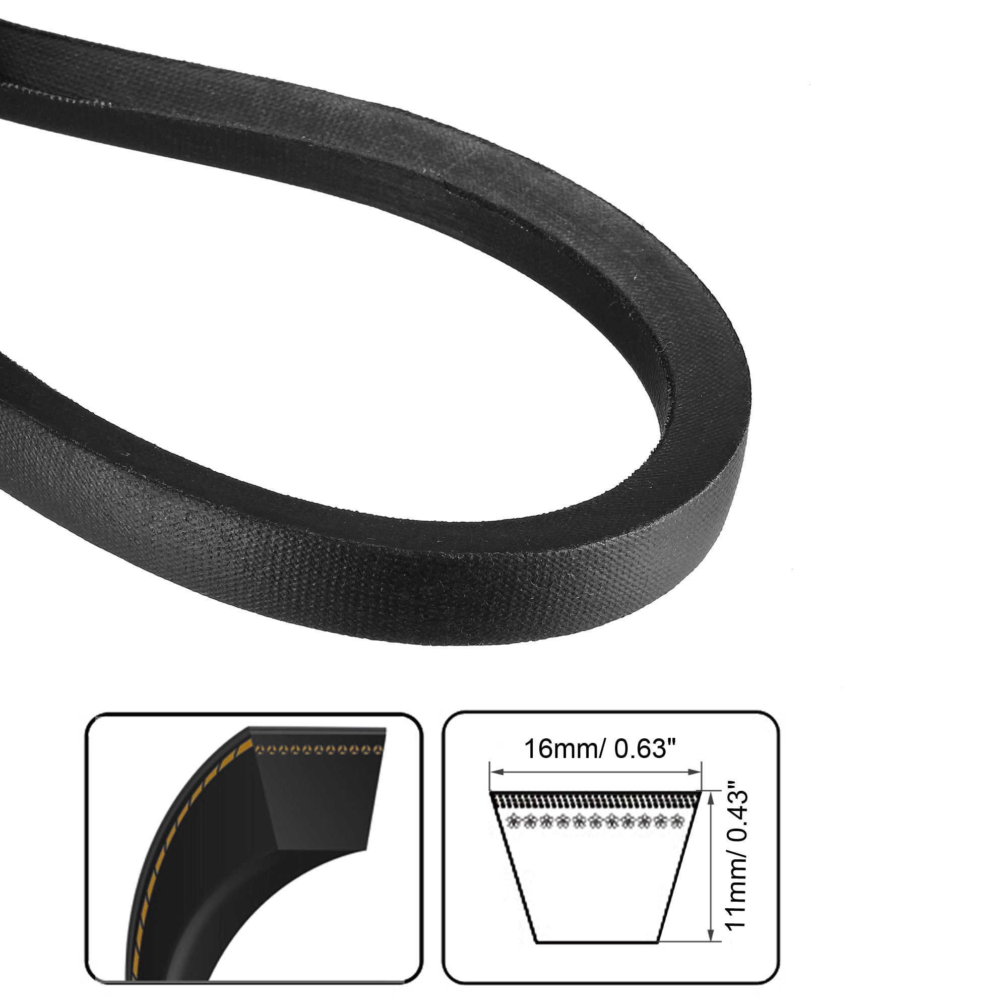 B-838/B33 Drive V-Belt Inner Girth 33-inch Industrial Power Rubber ...