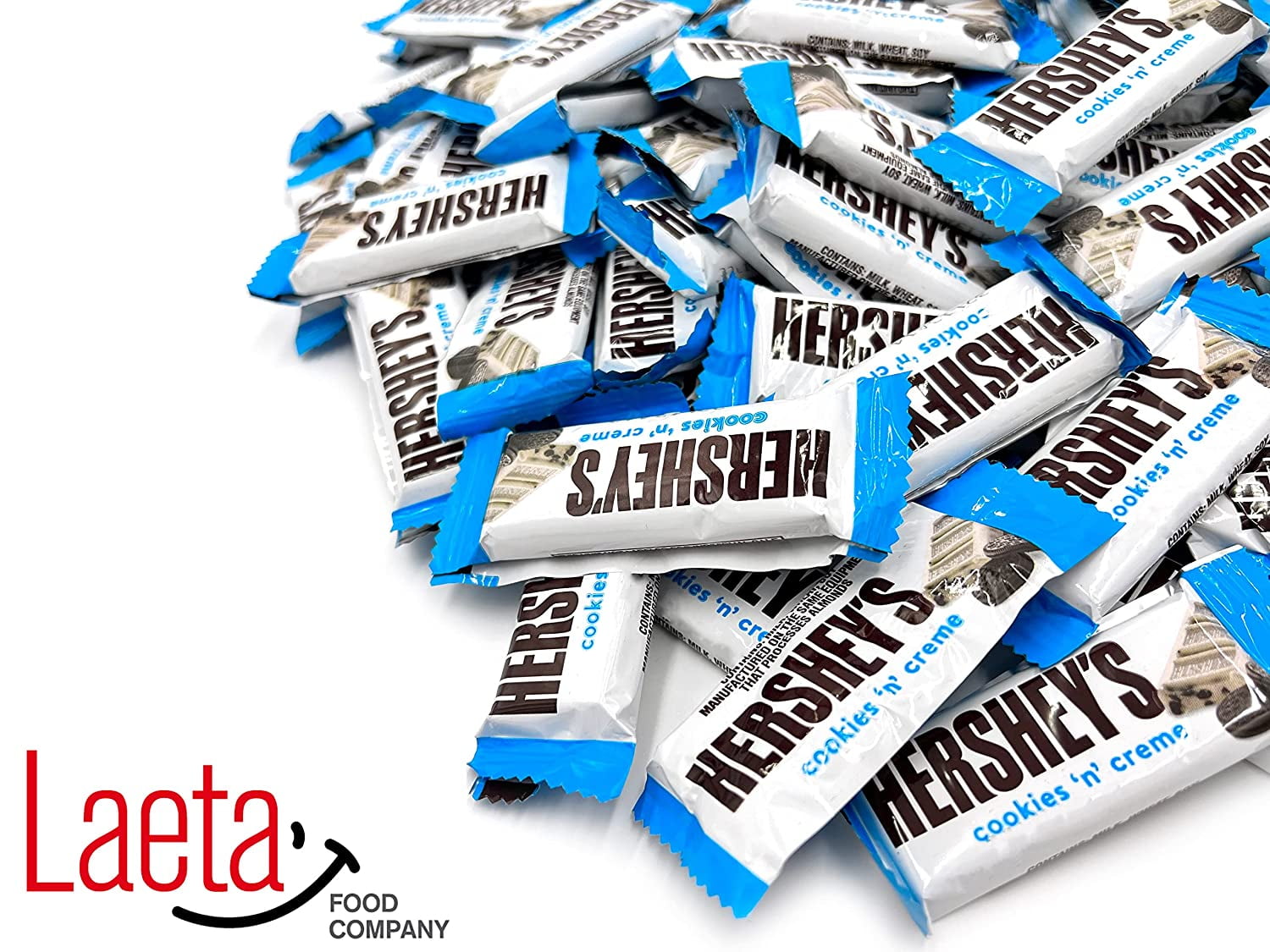 Hershey's Cookies 'n' Crme Snack Size Candy Bar, Bulk 2 Pounds Bag
