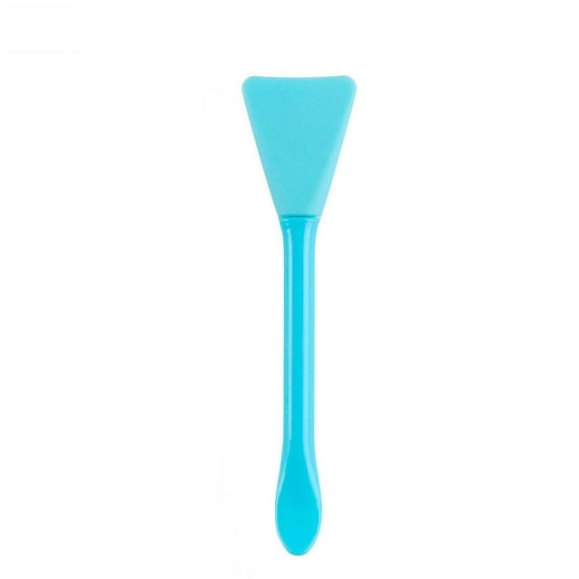 Fiudx Cepillo para Mascarilla Facial, Diseño de Doble Cabezal con Cuchara Incorporada, Material Resistente a Altas Temperaturas, Fácil de Aplicar para El Cuidado de La Piel, Experiencia de Spa En Cas