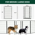 thumbnail image 2 of Parc pour Chien, Enclos pour Chien 102 cm Intérieur/extérieur, Parc pour Chiot Extra Robuste, Enclos pour Mise Bas de Chiot, Portable et Installation Rapide, 2 of 7