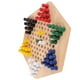 thumbnail image 5 of Tablero educativo de madera para niños, juego clásico de damas chinas Halma, juego de estrategia familiar con piezas, 5 of 15