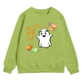 thumbnail image 4 of KPOPLK Boys Fashion Hoodies Kids Long Sleeve Hooded Sweatshirts 5-22 Years(3Y,Green), 4 of 4