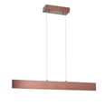thumbnail image 2 of JONATHAN Y Draper 32" Dimmable Adjustable Integrated LED Metal Linear Pendant, Anodized Bronze, 2 of 7