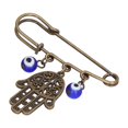 thumbnail image 3 of Alfileres De Seguridad, Alfileres De Ropa Decorativos De Ojos Azules Para Pantalones Para Jeans Para Vestido, 3 of 8