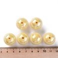 thumbnail image 4 of 500gs Opaque Acrylic Beads AB color Round golden 20x19mm Hole: 2~3mm about 111pcs/500g, 4 of 6
