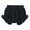 Black, variant on Fengyings Newborn Toddler Girls Boys Kids Cotton Linen Bloomer Basic Shorts Washable Reusable Diaper Cover