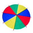 thumbnail image 1 of 6 ~ 16 pies 4 colores Kid Play Paracaídas Juegos cooperativos al aire libre Juguetes 13 pies Zulema Kids Play Parachute, 1 of 8